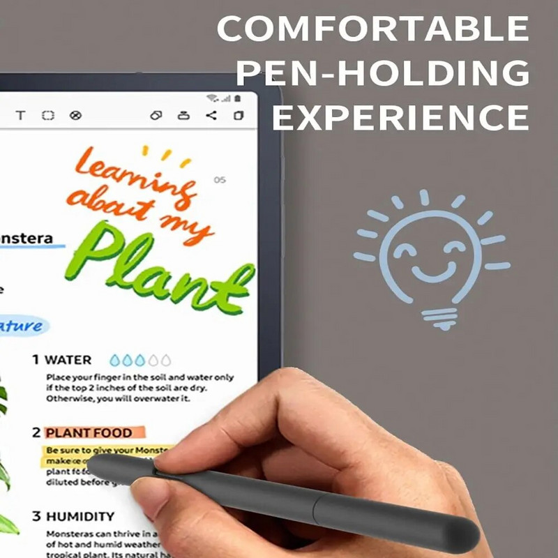 „Samsung Galaxy Tab S7/S8/S9 Plus Ultra S Pen Sleeve“ planšetinio kompiuterio jutiklinis pieštuko dėklas, silikoninis rašiklio apsauginis dangtelis, atsparus smūgiams