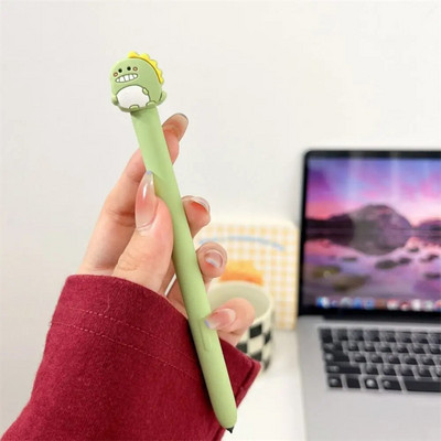 Kawaii Mieli minkšti silikoniniai dėklai, skirti Samsung S6 Lite S7 S8 S7+ S8+ Tablet Touch Pen Stylus Cover Apsauginis dėklas nuo kritimo