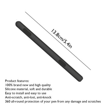 Капак за Samsung Galaxy Tab S6/S6 Lite/S7 S-Pen Сладък таблет Силиконов таблет Стилус Калъф за молив Аксесоари за таблет