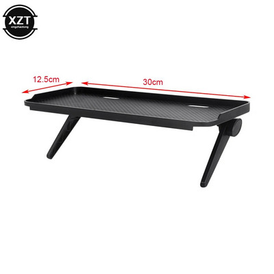 Ρυθμιζόμενη οθόνη τηλεόρασης επάνω ράφι Οθόνη υπολογιστή Επιτραπέζια οθόνη επάνω ράφι αποθήκευσης TV Media Box Router Rack Rack Home Organizer