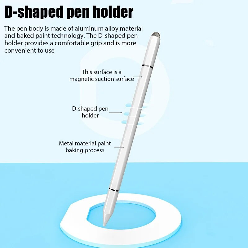 3 viename universalus rašiklis, skirtas iPad planšetiniam kompiuteriui Mobiliojo Android telefono priedai Piešimo planšetinio kompiuterio ekrano jutiklinis rašiklis