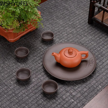 1 PCS Yixing Purple Clay Tea pet Ornament Мини чаша за чай с върха на пръста Чаена церемония Аксесоари Бутикови ръчно изработени занаяти