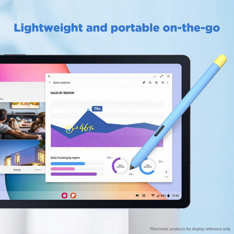 Touch Pen Stylus apsauginis rankovių dangtelis, skirtas Stylus rašiklio dėklui nuo kritimo, skirtas Samsung Galaxy Tab S6 Lite