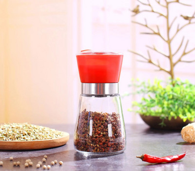 Naujo stiliaus juodųjų pipirų malūnėlis rankinis malimo butelis Universalus prieskonių butelis stiklo keramikos šerdies pipirų malūnėlis