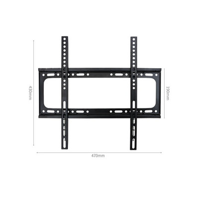 Universalus televizoriaus sieninis laikiklis 60 kg reguliuojamo pakreipto monitoriaus atramos kompiuterio ekrano laikiklio laikiklis, skirtas 26-63 colių / 32-65 colių sieniniam stovui