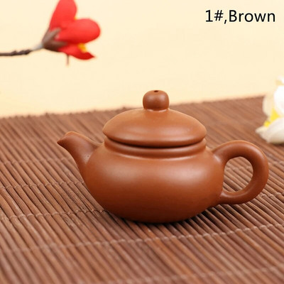 1vnt Purpurinio molio pirštų arbatinukas Arbata Pet Small Pocket arbatos rinkinys Papuošalai arbatos Priedai Boutique Arbatos stalo puošmena