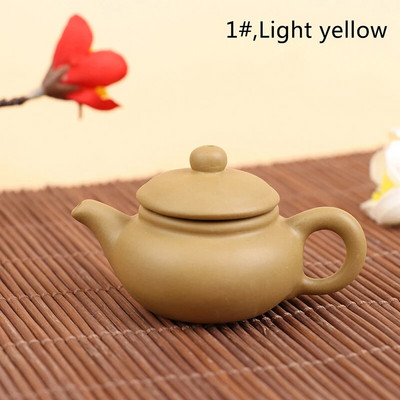 1vnt Purpurinio molio pirštų arbatinukas Arbata Pet Small Pocket arbatos rinkinys Papuošalai arbatos Priedai Boutique Arbatos stalo puošmena