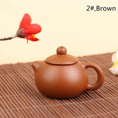 1vnt Purpurinio molio pirštų arbatinukas Arbata Pet Small Pocket arbatos rinkinys Papuošalai arbatos Priedai Boutique Arbatos stalo puošmena