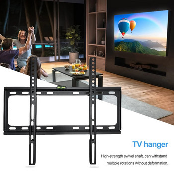 26-63 инча 35 кг плазмена стойка за стенен телевизор Oled с включено ниво, универсален LED LCD телевизор с удебелена стоманена плоча, държач за екран