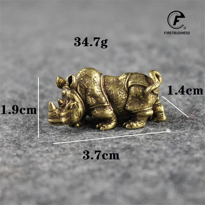 Senovinis žalvarinis žiurkė gyvatė tigras drakonas triušis pelė Ornamentas varinis gyvūnas miniatiūrinis figūrėlė Namų dekoras Amatai darbalaukio apdaila