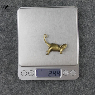 Senovinis žalvarinis žiurkė gyvatė tigras drakonas triušis pelė Ornamentas varinis gyvūnas miniatiūrinis figūrėlė Namų dekoras Amatai darbalaukio apdaila