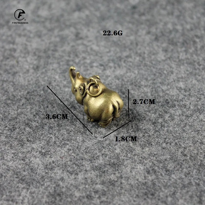 Senovinis žalvarinis žiurkė gyvatė tigras drakonas triušis pelė Ornamentas varinis gyvūnas miniatiūrinis figūrėlė Namų dekoras Amatai darbalaukio apdaila