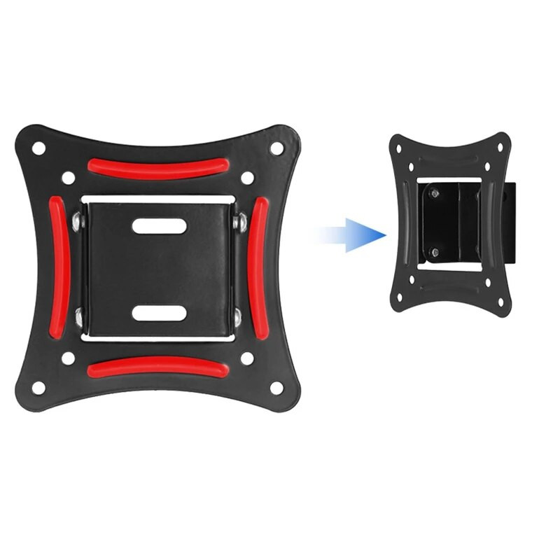 Universalus sieninis stovas, skirtas 14–26 colių LCD LED ekranui, reguliuojamo aukščio monitoriui, ištraukiama sienelė, skirta VESA Tv-C12