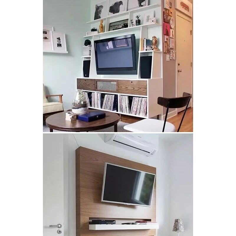 Universalus sieninis stovas, skirtas 14–26 colių LCD LED ekranui, reguliuojamo aukščio monitoriui, ištraukiama sienelė, skirta VESA Tv-C12