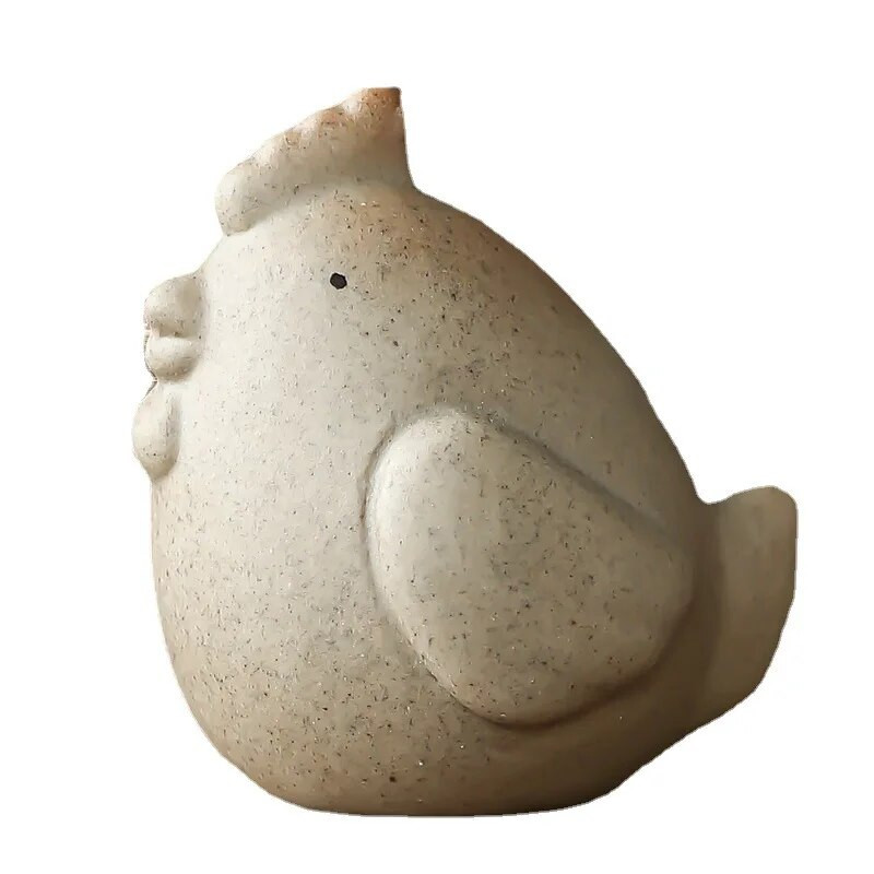 Pirštų galiukų arbata Pet 12 Kinų Zodiako Violetinė Molis Maža Arbata Naminių gyvūnėlių figūrėlė Ornamentas Boutique Arbatos Priedai Amatai Namų dekoravimas