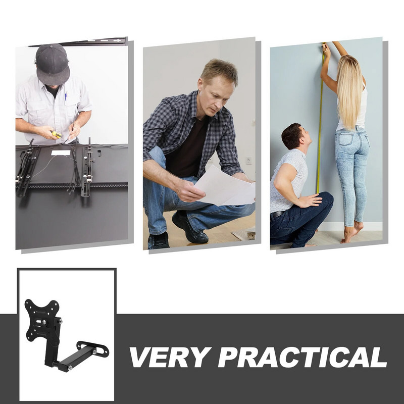 Nosač za zidnu montažu Uvlačivi zidni držač Rotacijski držač za 14-24 inča