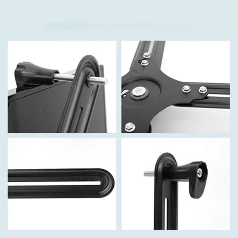 BEISHI ne VESA adapterio rinkinys, skirtas montuoti televizoriaus ir kompiuterio monitoriaus ekranus 13"–27" be galinių tvirtinimo angų Krovimo svoris 10 kg