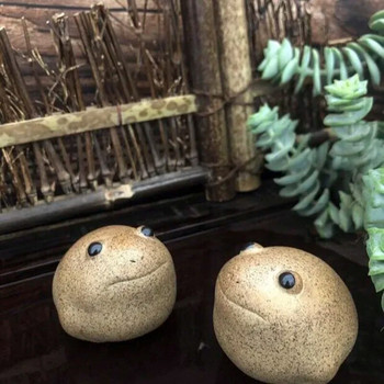 Κινεζικό ζώο χαριτωμένο μοντέρνο ύφος διακόσμηση σπιτιού Βάτραχος Τσάι Pet Zen Σετ Χονδρόκεραμο Jin Chan Χειροποίητο