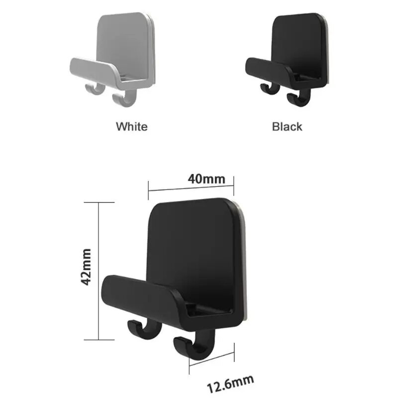 3x universalus mobiliojo telefono planšetinio kompiuterio laikiklis Sieninis laikiklis, skirtas iPad iPhone atramai Laikymo kabeliai ir namų kabliukas