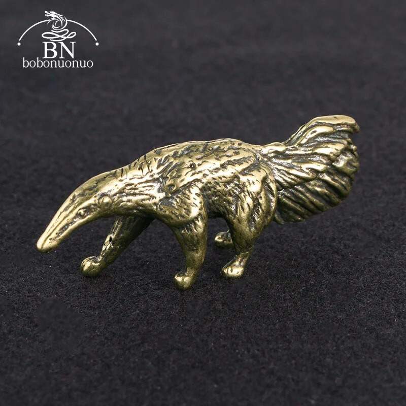 Retro žalvario Mielos gyvūnų figūrėlės Miniatiūros Arbata Naminiai gyvūnėliai Mažos Statulėlės Amatų kolekcija Darbalaukio Ornamentai Namų dekoravimo Priedai