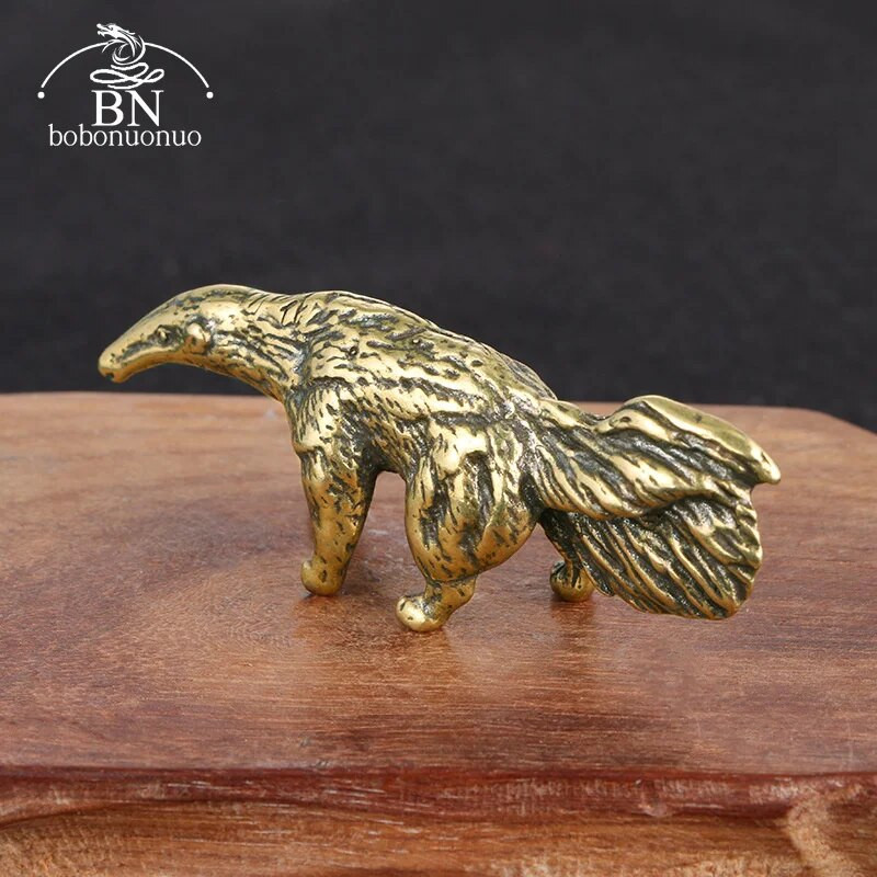 Retro žalvario Mielos gyvūnų figūrėlės Miniatiūros Arbata Naminiai gyvūnėliai Mažos Statulėlės Amatų kolekcija Darbalaukio Ornamentai Namų dekoravimo Priedai