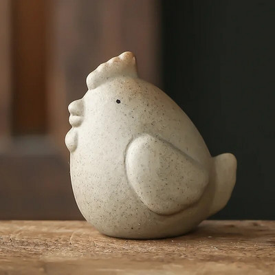 Amatų arbata 12 Zodiakas Namų figūrėlė Violetinė molio puošmena Pirštų galiukų apdaila Maži naminiai gyvūnėliai Kinijos butiko priedai