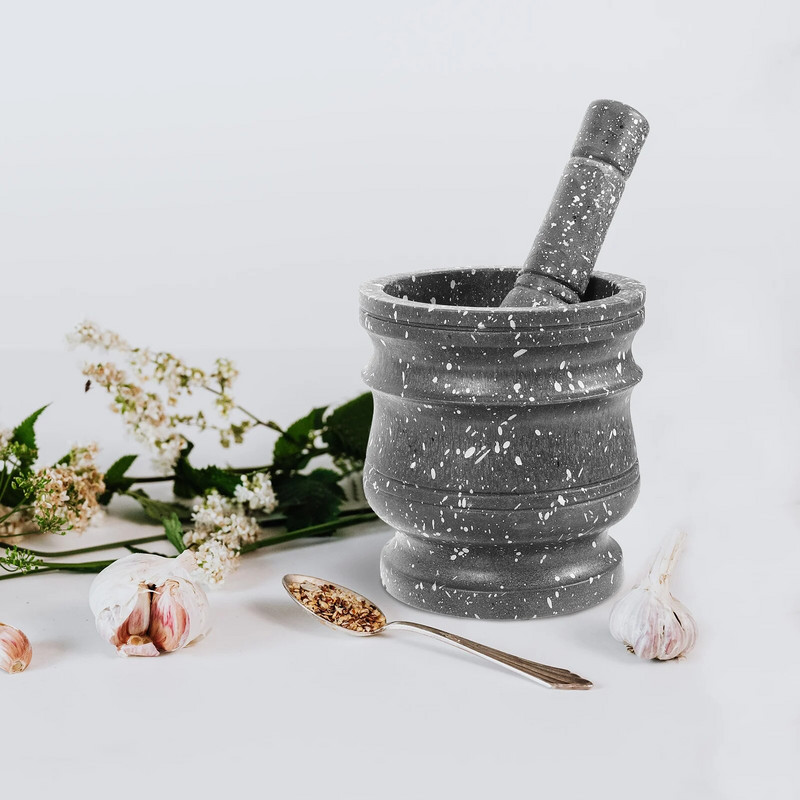 1 Σετ Σκορδοκονίαμα Θραυστήρα με γουδοχέρι Χειροκίνητη Κουζίνα με εργαλεία σκόρδου