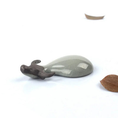 Kiniška arbata Pet Kung Fu arbatos priedai Purpurinio molio Buffalo Lucky Dekoracija Rankdarbiai Kūrybiškas rankų dovanų arbatos rinkinys Gyvūnų režimas