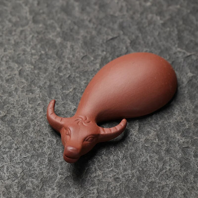 1 KOM Kineska ručno rađena skulptura Čaj od ljubičaste gline Vrhovi prstiju za kućne ljubimce Ukrasi za figurice stoke Ukrasni dodaci za set za čaj