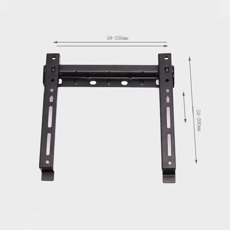 HOT-Universalus sieninis stovas skirtas 19-32 colių LCD LED ekranui su reguliuojamo aukščio monitoriumi, ištraukiama sienele, skirta VESA televizoriaus laikikliui