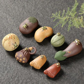 Διακόσμηση σπιτιού Τσάι Παίξτε Mascota De Te Σχήμα Φρούτων Χειροποίητα Κεραμικά κατοικίδια Νερό Σπρέι Βάτραχοι Πήλινο κατοικίδιο