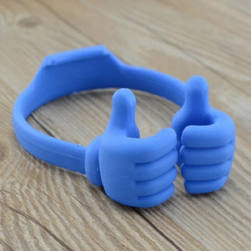 Nykštus pakeliamas mobiliojo telefono laikiklis, reguliuojamas plastikinis telefono stovas, kelių spalvų nešiojamas stalinis stovas, skirtas iPhone Xiaomi Samsung