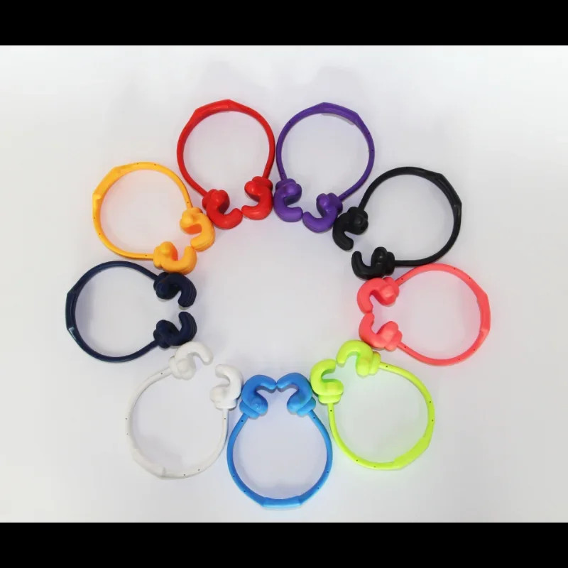 Nykštus pakeliamas mobiliojo telefono laikiklis, reguliuojamas plastikinis telefono stovas, kelių spalvų nešiojamas stalinis stovas, skirtas iPhone Xiaomi Samsung