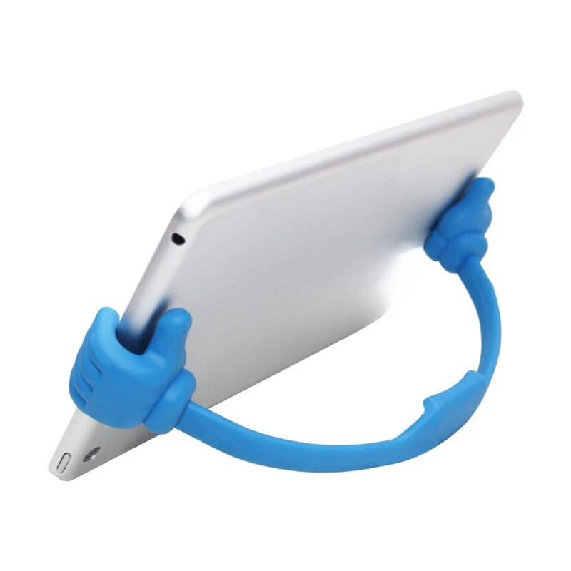 Nykštus pakeliamas mobiliojo telefono laikiklis, reguliuojamas plastikinis telefono stovas, kelių spalvų nešiojamas stalinis stovas, skirtas iPhone Xiaomi Samsung