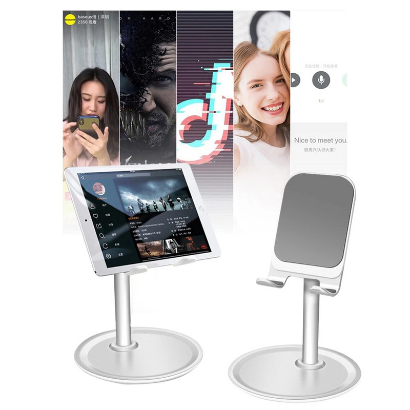 Naujas reguliuojamas sulankstomas telefono planšetinio kompiuterio laikiklis Reguliuojamas stalinis stovas Universalus stalinis stovas, skirtas Ipad huawei All Mobile