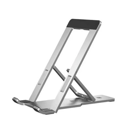 Lydinio nešiojamas tingus planšetinio kompiuterio telefono laikiklis Sulankstomas internetinės pamokos darbo susitikimai Creative Desktop Aliuminio telefono laikiklis Aukštos kokybės