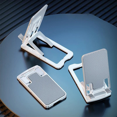 Naujas metalinis sulankstomas pakeliamas mobiliojo telefono laikiklis planšetinio kompiuterio darbalaukio laikiklis, skirtas iPhone iPad Samsung Xiaomi Huawei serijos telefono stovas