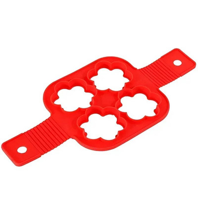 Nepriľnavá forma na palacinky s vajíčkom, forma na vyprážané vajíčka, omeleta so siedmimi otvormi, silikónová forma v tvare srdca a hviezdy, kuchynské náčinie na pečenie, pomôcky na pečenie