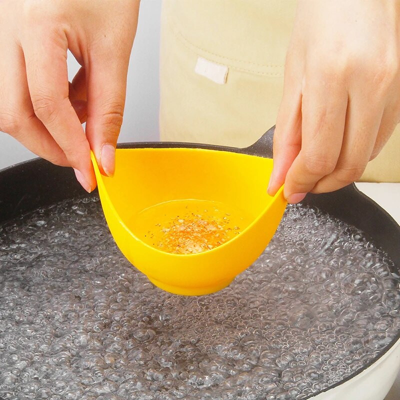 Silikónové vajíčka na varenie v pytliackych strukoch, panvica, forma na vajíčka, žiaruvzdorná forma na vajíčka, miska, krúžky na varenie, kotol, kuchynské náradie na varenie, príslušenstvo