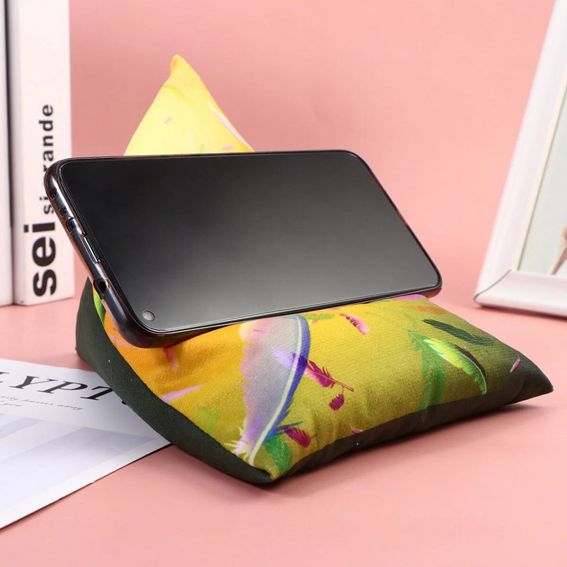 Telefono planšetinis kompiuteris Daugiakampė trikampė atraminė pagalvė pagalvė Skaitymo stovas, skirtas kasdieniniam naudojimui namuose bendrabutyje (rožinė trikampė pagalvė)