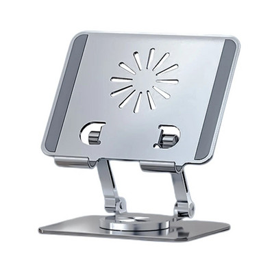 Sulankstomas mobiliojo telefono laikiklis 360 laipsnių besisukantis tuščiaviduris planšetinio kompiuterio stovo laikiklis, neslystantis planšetinio kompiuterio laikiklio aukštis, reguliuojamas iPad