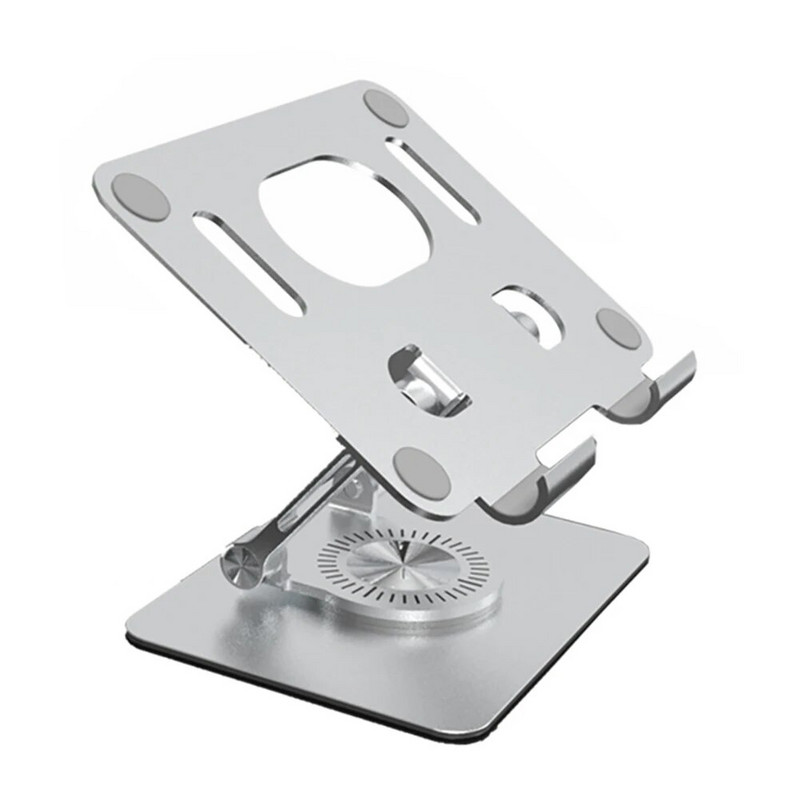 Sulankstomas mobiliojo telefono laikiklis 360 laipsnių besisukantis tuščiaviduris planšetinio kompiuterio stovo laikiklis, neslystantis planšetinio kompiuterio laikiklio aukštis, reguliuojamas iPad