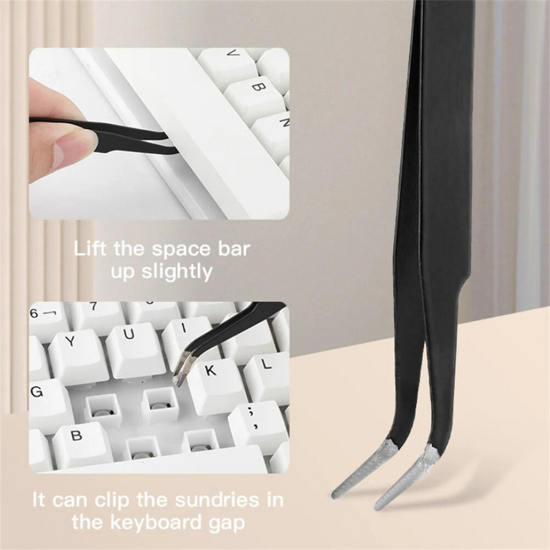 18 In1 Kompiuterio kameros tarpų valymo rinkinys Valymo rašiklis Ausinės Ipad telefono valymo įrankis Klaviatūros dangtelio ištraukiamas rinkinys