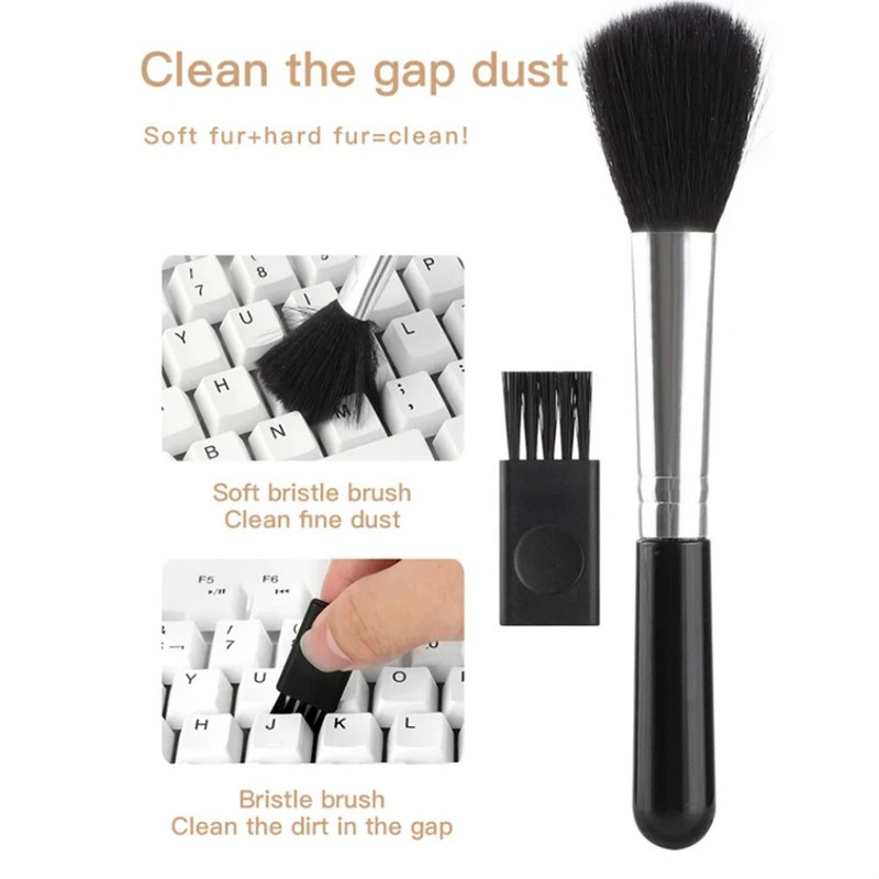 18 In1 Kompiuterio kameros tarpų valymo rinkinys Valymo rašiklis Ausinės Ipad telefono valymo įrankis Klaviatūros dangtelio ištraukiamas rinkinys