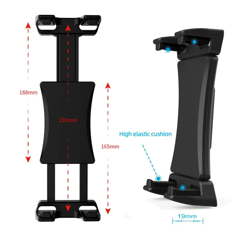 Nešiojamas 2 viename planšetinio kompiuterio laikiklis vidaus treniruoklių salės bėgimo takelio vairo laikiklio stovas, skirtas 3,5–13,5 colio mobiliojo telefono palaikymo įrenginiams iPad