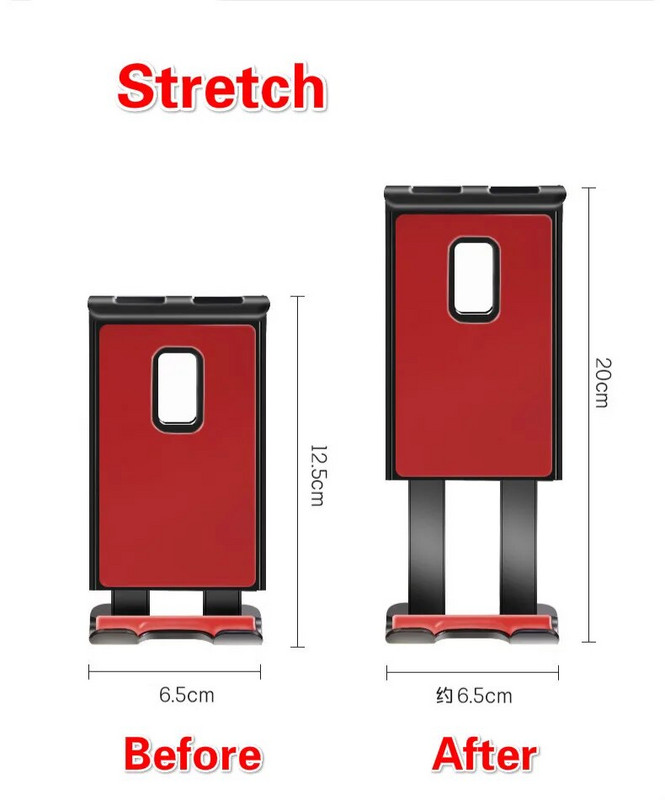 Universalus 7 8 9 10 11 colių planšetinio kompiuterio stovas, skirtas Samsung XiaoMi Stong Suction Tablet automobiliniam laikikliui, skirtas Ipad pailgintos žarnos laikikliui
