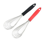 11 colių plokšti silikono plakimo laidai Silikoninis plaktuvas nerūdijantis plienas skirtas maišymui Šluoteles purtymas ir gaminimas Nulinio atliekų dizaino plaktuvas