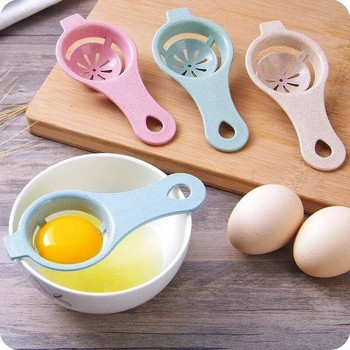 Διαχωριστής αυγών Φίλτρο κρόκου αυγού Αξεσουάρ ψησίματος Εργαλείο κουζίνας Σκεύη κουζίνας Gadgets για ψήσιμο Для Куни Полезные Вещи