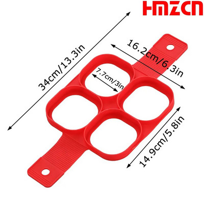 Nelipnus kalėdinių blynų formelių žiedas silikoninis keptų kiaušinių formelės daugkartinio naudojimo blynų kepimo aparatas kiaušinių žiedas virtuvės kepimo kepimo įrankis