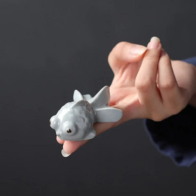 1 ks Keramická čajová ozdoba pre domáce zvieratá, soška zvieratka, figúrka čaju, butiková dekorácia pre domáci čajový obrad, doplnky, keramické remeslá